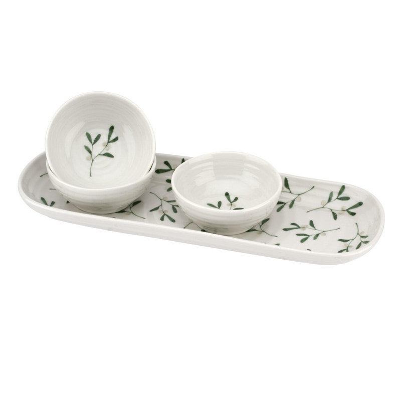 Sophie Conran, Mistletoe - Bowl & Tray Set
