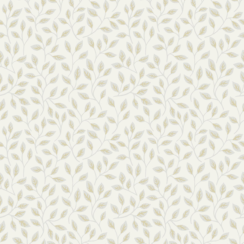 Bryanna 1005cm x 53cm Matte Wallpaper Roll, Cream