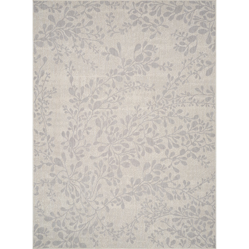 Semeraro Indoor & Outdoor Boho Rug Ivory/Grey, Rectangle 160 x 213cm