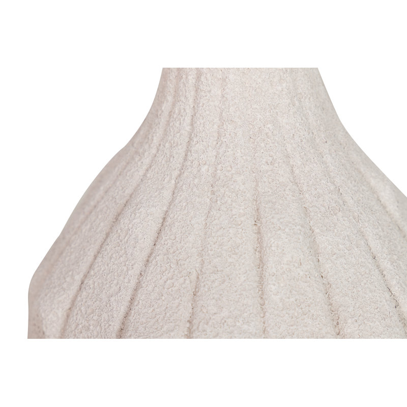 Ceramic / Porcelain Table Vase, Beige