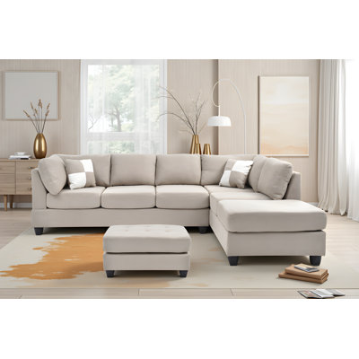 Canapé modulaire avec repose-pieds Radwa
