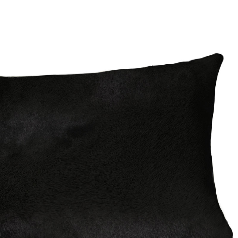 Morgan Lumbar Pillow Cover & Insert, Black