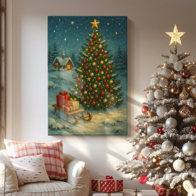 «Sage Star Carol», toile tendue avec châssis de qualité supérieure, H 60 po x l 40 po