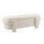 Banc de rangement Sherpa, banc d'entrée ovale rembourré avec compartiment caché, siège d'appoint moderne-1552690366