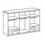 Barbuda 3 Door Manufactured Wood Wardrobe-1010753975-1010753972