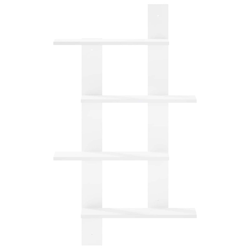Engineered Wood Wall Shelf, White