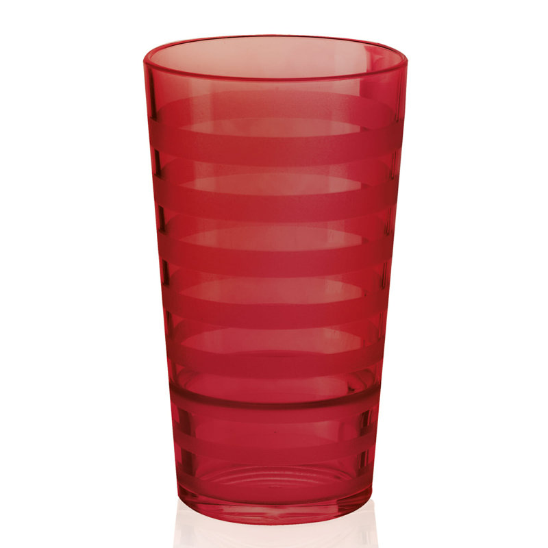 G.E.T. Orbis Low Ball Tumbler, 12, 20, Red