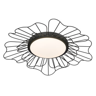 Plafonnier encastré 1 lumière 23,62 po Desmine