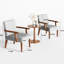 Chaise d'appoint en tissu Minimalist