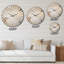 Uzziel - Horloge murale fleurs-1908005534