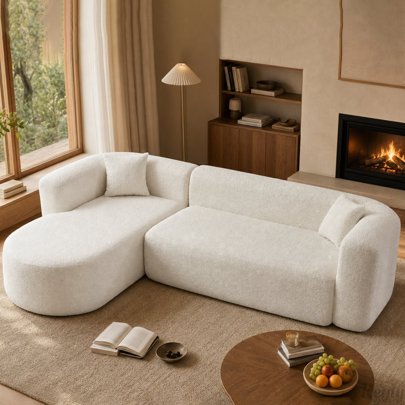 Sectional Cloud Couch with L-Shaped Chaise