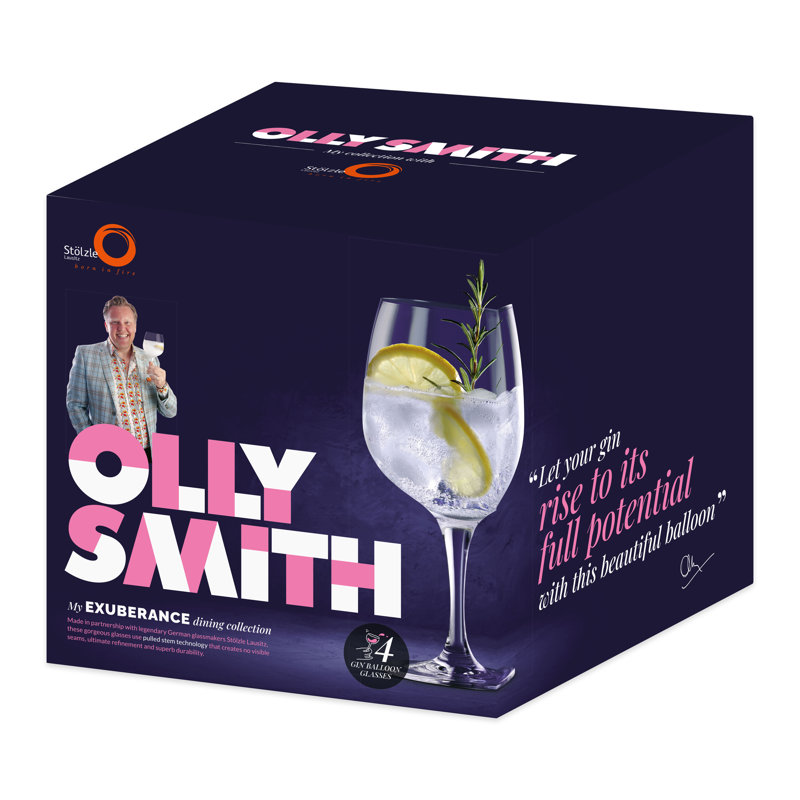 Stölzle Lausitz Ollie Smith Exuberance 755ml Gin Balloon Glass Set