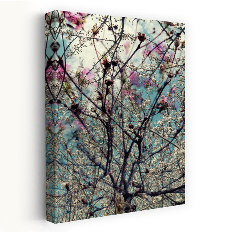 Art contemporain contemporain, paysage abstrait organique, H 12 po x l 8 po