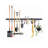 Sol 48" Long Adjustable Tool Hanging System Wall Mount Garage Tool Holder Organizer