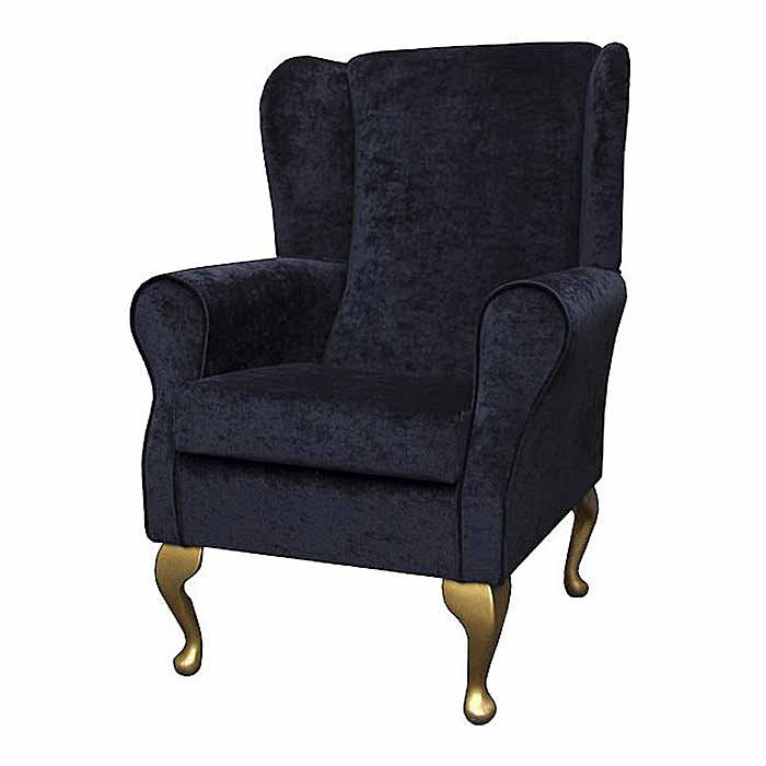 74cm Wide Tufted, Black