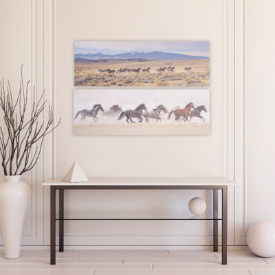 Toile de course Haight, ensemble de 2 chevaux