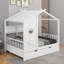 Lit double avec lit gigogne-44704281