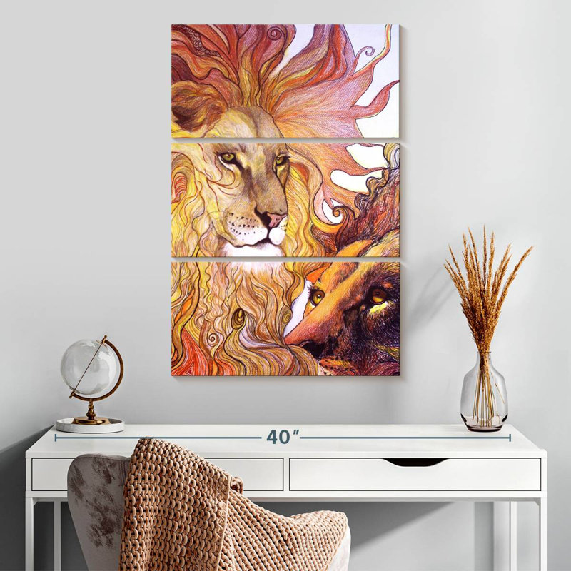 Brampt Lion King Spirit, 32" H x 20" W