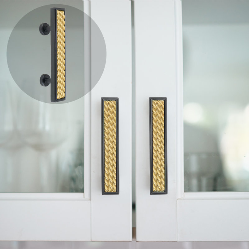 Spectra Waves 3" center to center pull, 3 Inch, Black/Gold