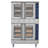 38 in. Double Commercial Natural Gas Convection Oven with Stacking Kit and Casters (KM-DCCO54-NGC)