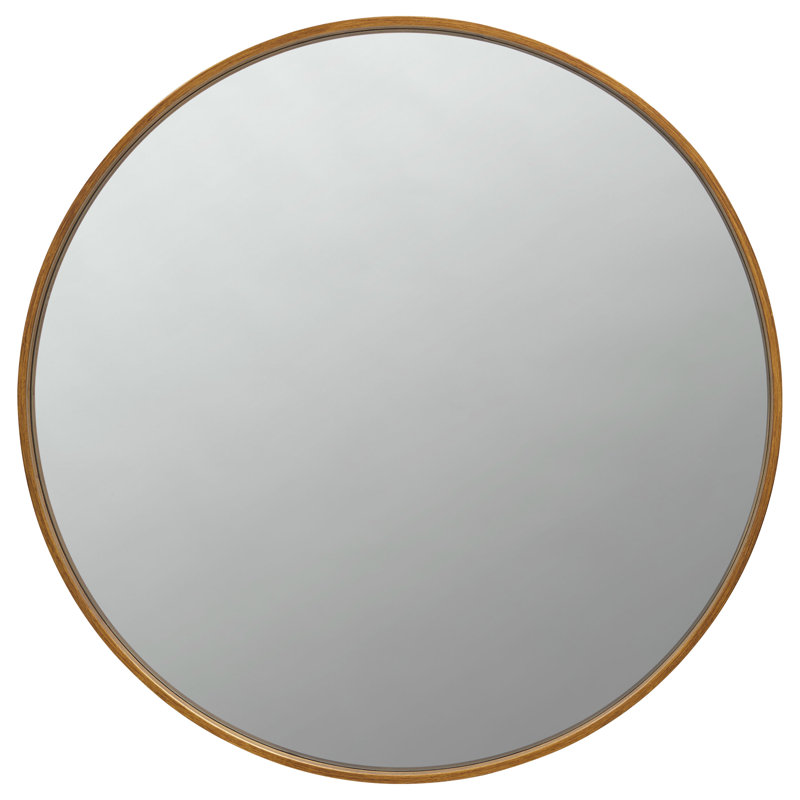 Broadus Metal Flat Wall Mirror
