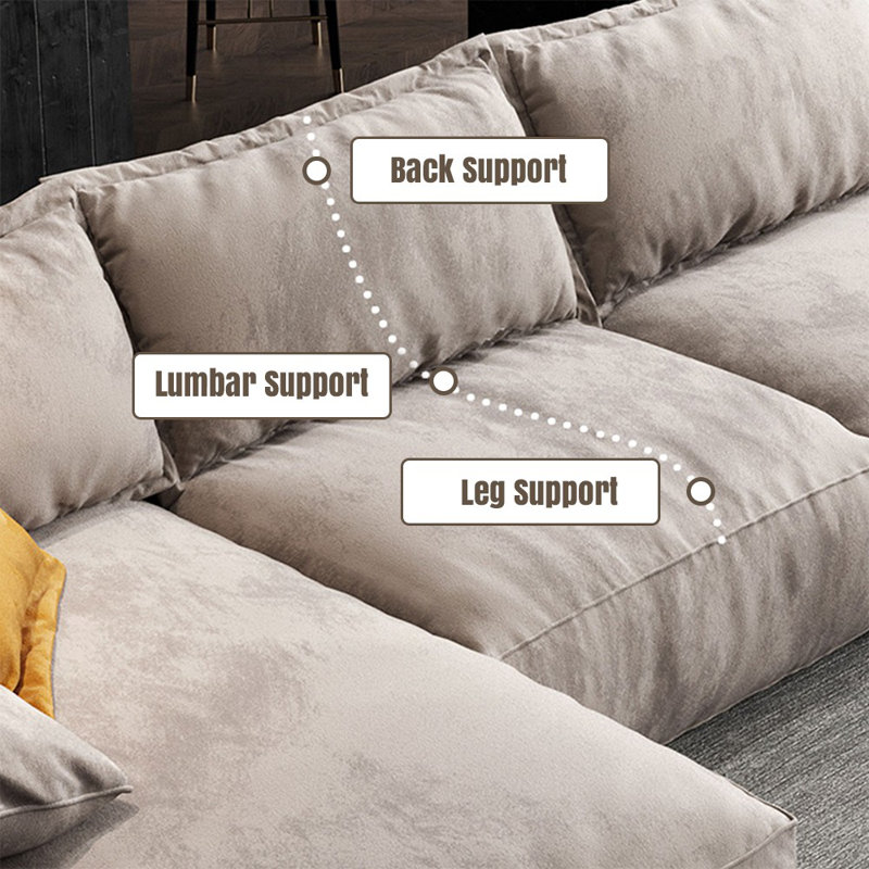 Awning Specs 2-Piece Upholstered Sectional | Wayfair