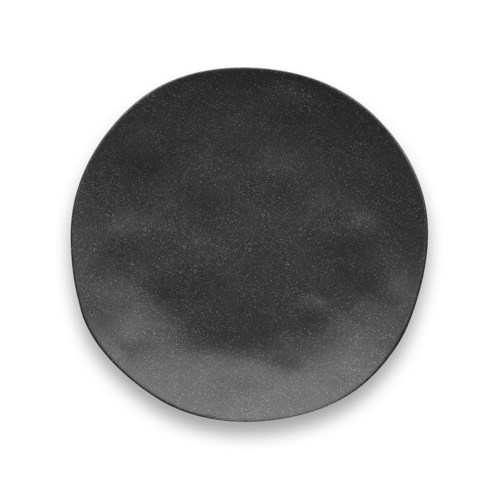 Laya Melamine Salad Plate, Black