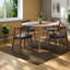 Ensembles de table de salle à manger extensible (doit inclure la table et la chaise), bois moderne