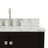 Flynt 43'' Single Bathroom Vanity with Carrara Marble Top-64627218