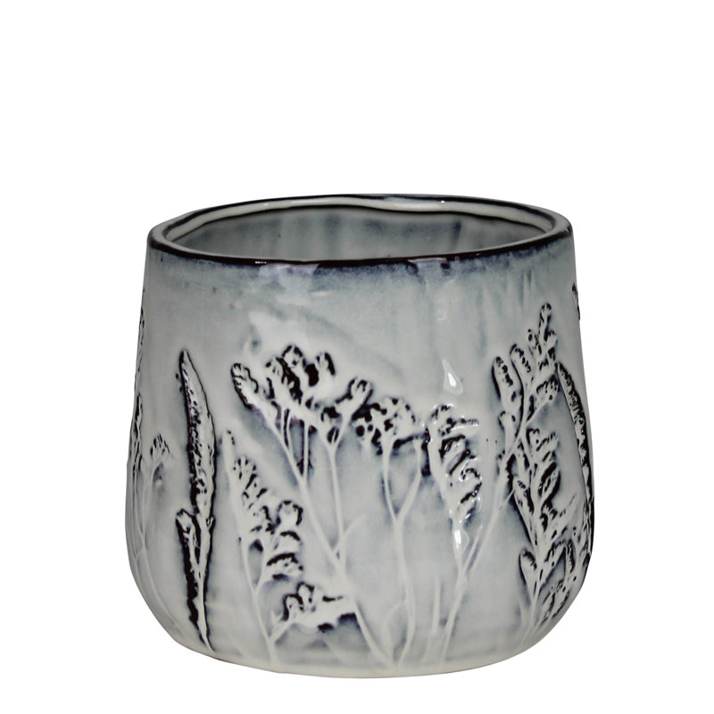 Wildflower Cachepot, Ceramic - 4”