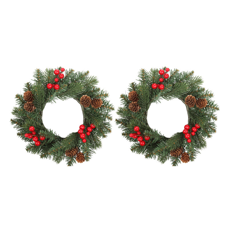 Hafner Adjustable Candle Ring Mini Wreath