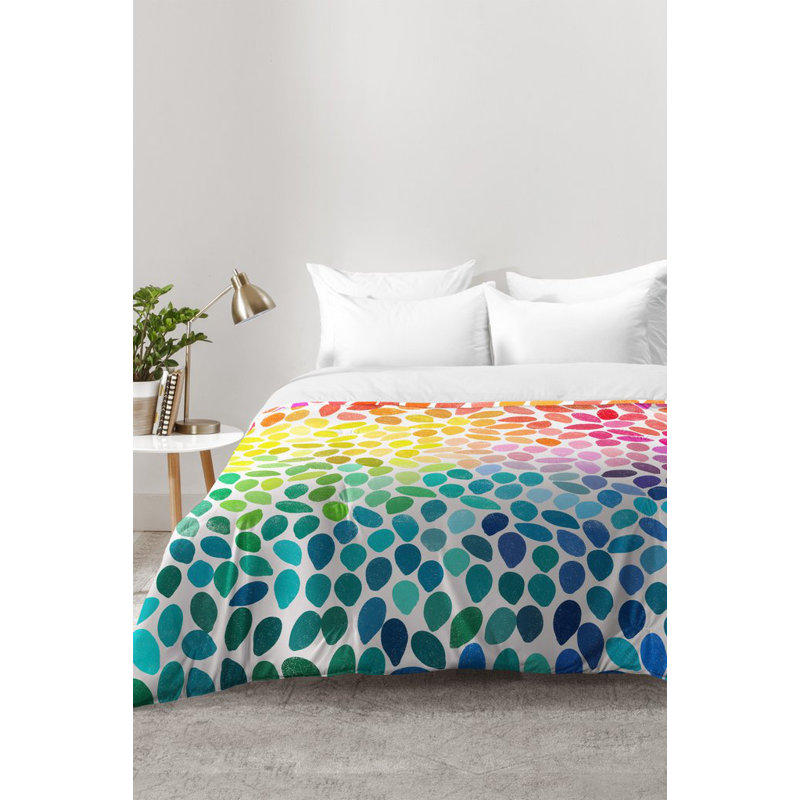 Garima Dhawan Modern & Contemporary Polyester Abstract Comforter, Full/Queen Comforter + 2 Standard Shams