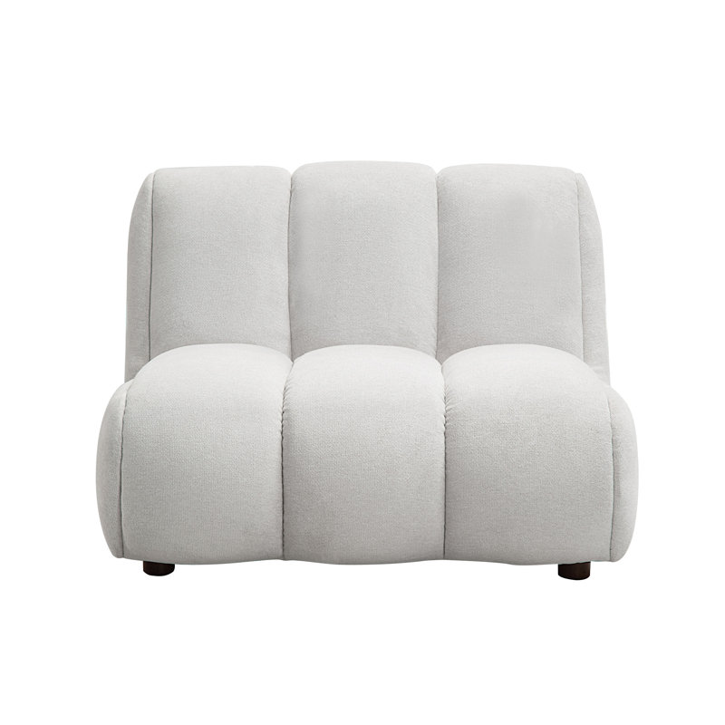 Chaise en lin blanc ivoire Manilla