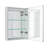 5.34'' W 28'' H Recessed Frameless Medicine Cabinet with Mirror and Fixed Shelves