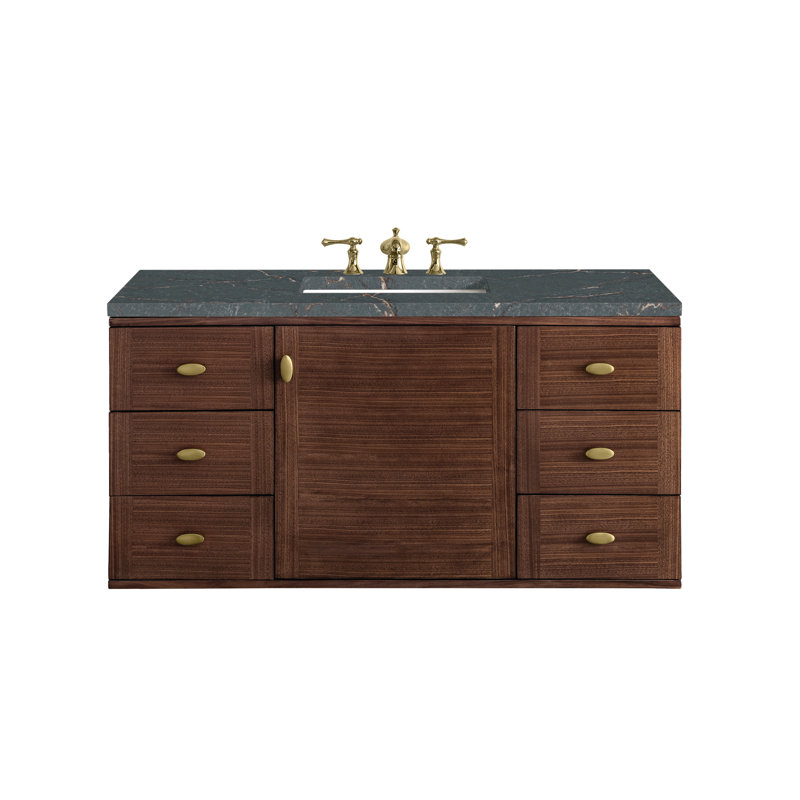 Amberly 48'' W Single Vanity, Parisien Bleu, 8" Widespread