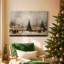 Sapin miel à minuit - Toile tendue avec châssis de qualité supérieure-1524368103