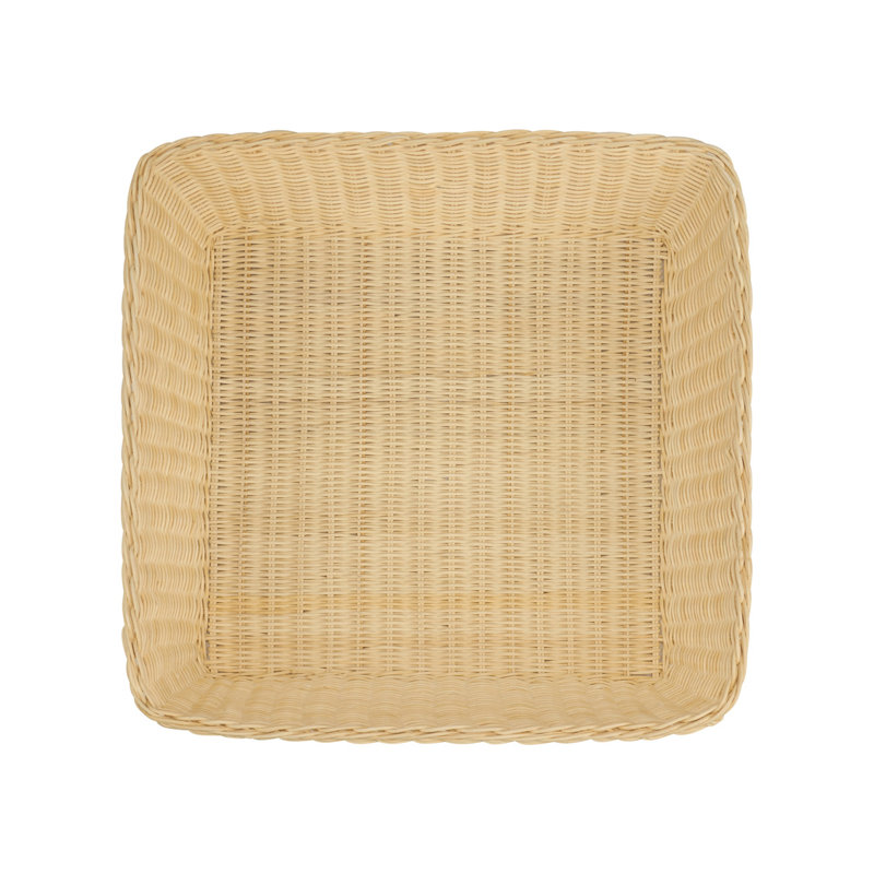 Rattan Decorative Basket, 5" H x  20" W x  20" D