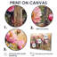 Ferme pivoines par la clôture rustique I - pivoines, art mural-518396625-518396630-518396651