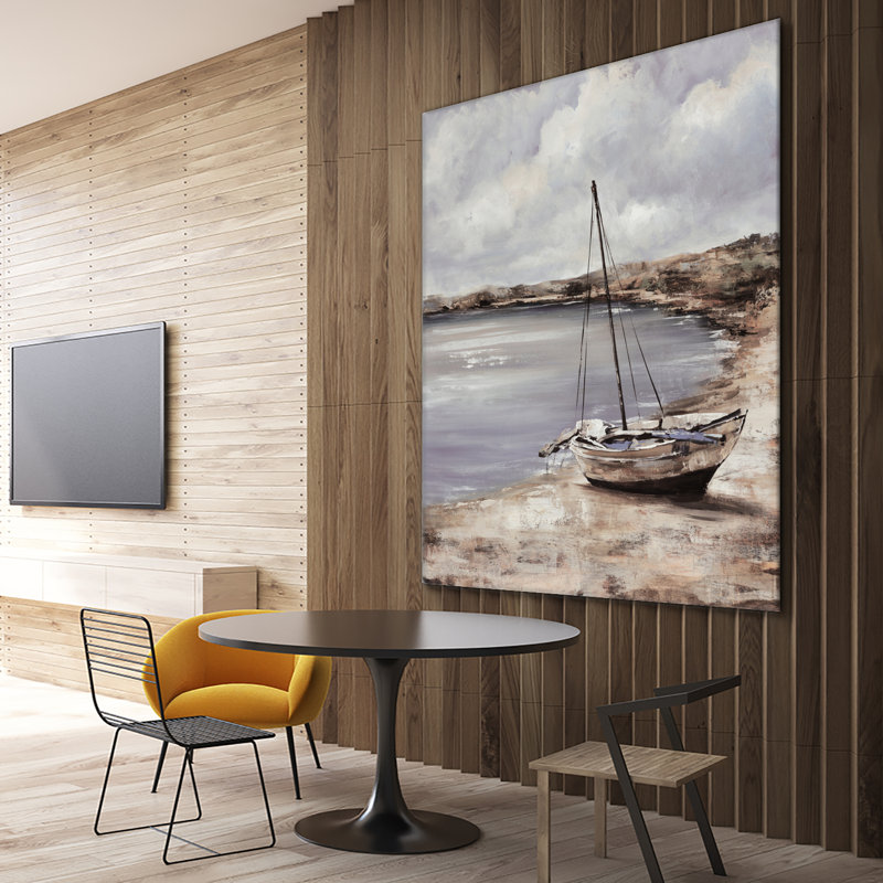 «Patching For Summer On Canvas» par Daleno, reproduction d'art, H 54 po x l 54 po x P 1,5 po