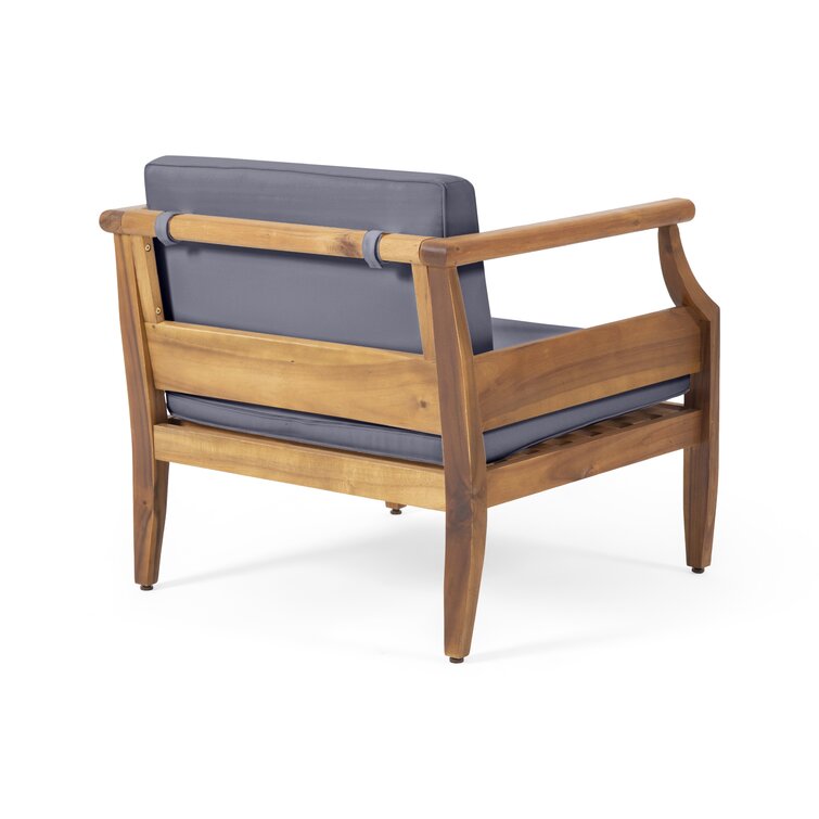 Highland Dunes Rashida Patio Chair with Cushions