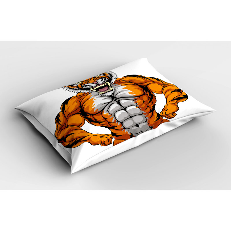 Tiger Polyester Sham Set, Twin