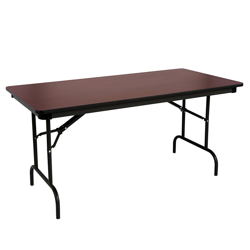 Table rectangulaire en bois, Acajou, H 29 po x L 72 po x l 30 po