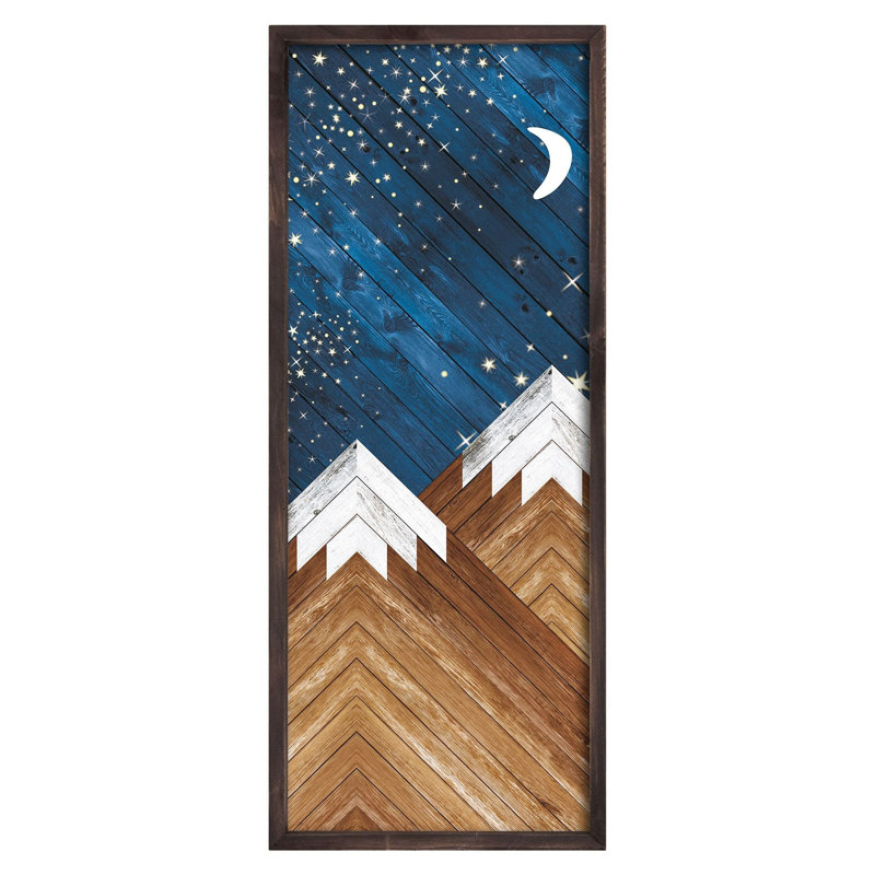 Superbe peinture décorative en panneau de fibres à densité moyenne, 27,6 po x 13 po | Cadre 100% bois massif (épaisseur: 0,8 pouce) | Impression numérique vibrante, parfaite pour la décoration intérieure, le salon et le bureau | Ajout d'art mural élégant