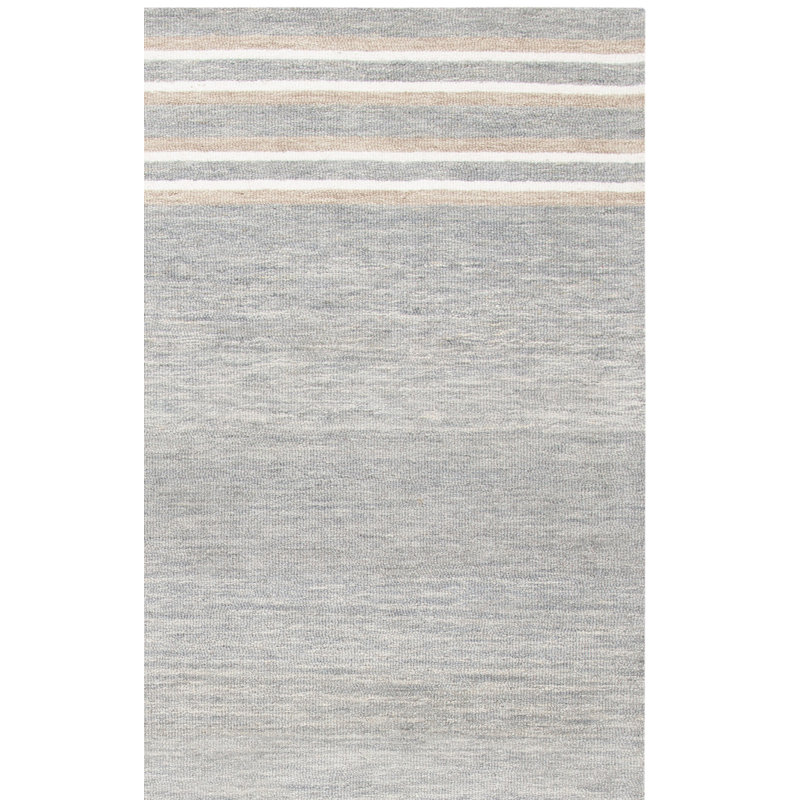 Tapis en laine et coton touffeté à la main Mastroianni, Tapis de couloir 2 pi 3 po x 8 pi