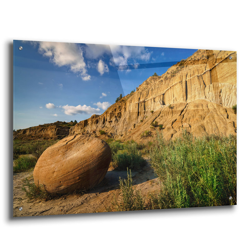 Art mural en verre Union Rustic, H 24 po x l 36 po x P 0,2 po