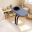 Chaise d'enfant moderne et confortable de 56 cm de large, rembourrée et dotée d'une tablette latérale intégrée-261992062