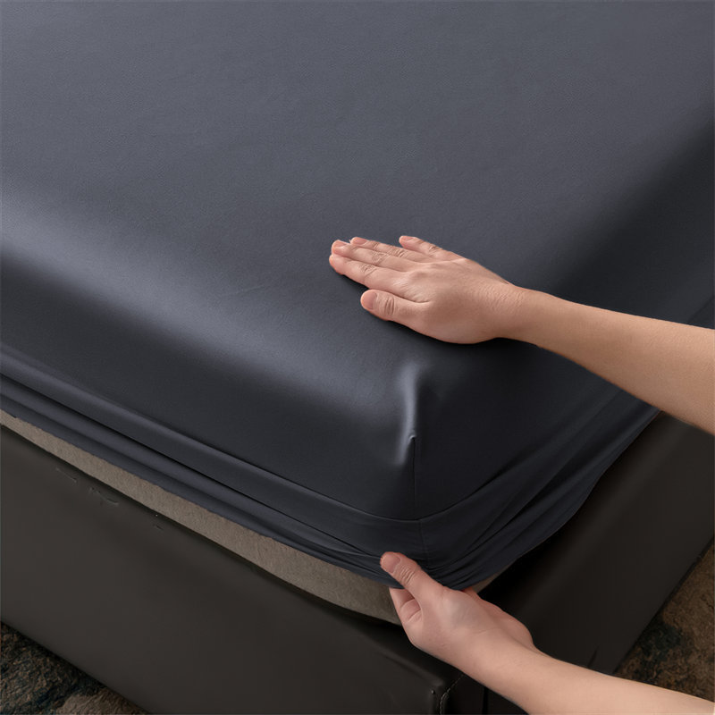 Hekuran Flannel Machine Woven Fitted Sheet, Super King (6'), Charcoal