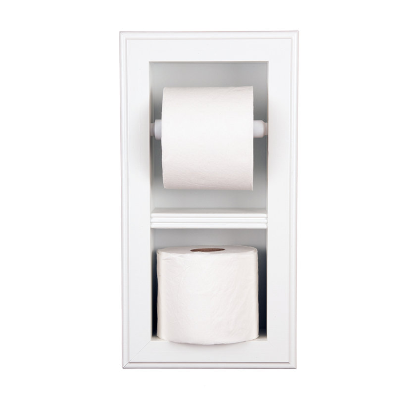 Porte-papier hygiénique Butler, Émail blanc