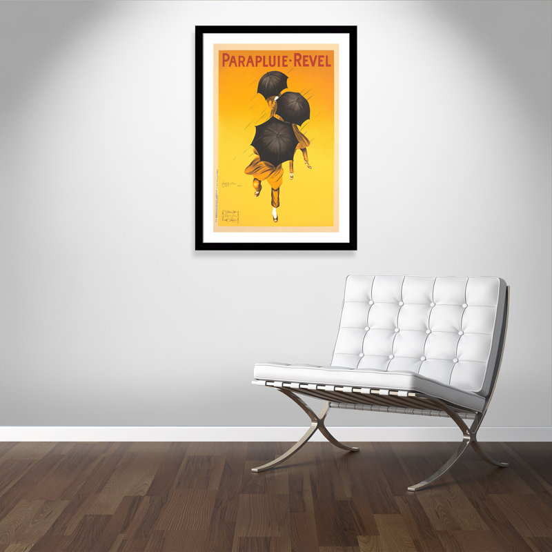 «Brickhill Parapluie Revel», affiche vintage encadrée