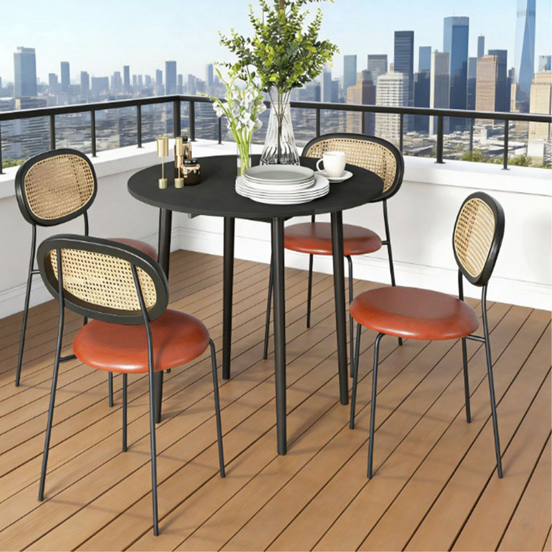 Round Drop Kitchen Table,Folding Dining Table,for Small Spaces